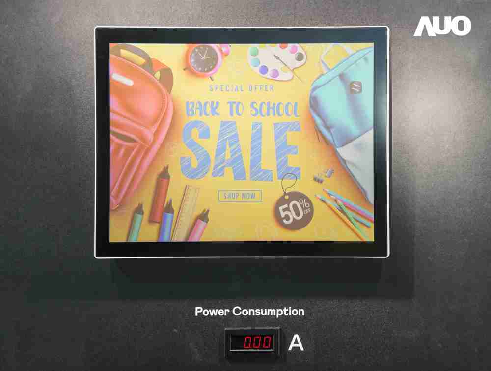 人生就是博展示胆固醇液晶超低耗能户外全彩显示器，，ChLC（胆固醇液晶）以双稳态技术使静态显示零功耗，，，具省电、、高彩度、、、、环保的特性，，，还整合软硬件系统解决方案，，可透过单一云端平台管理