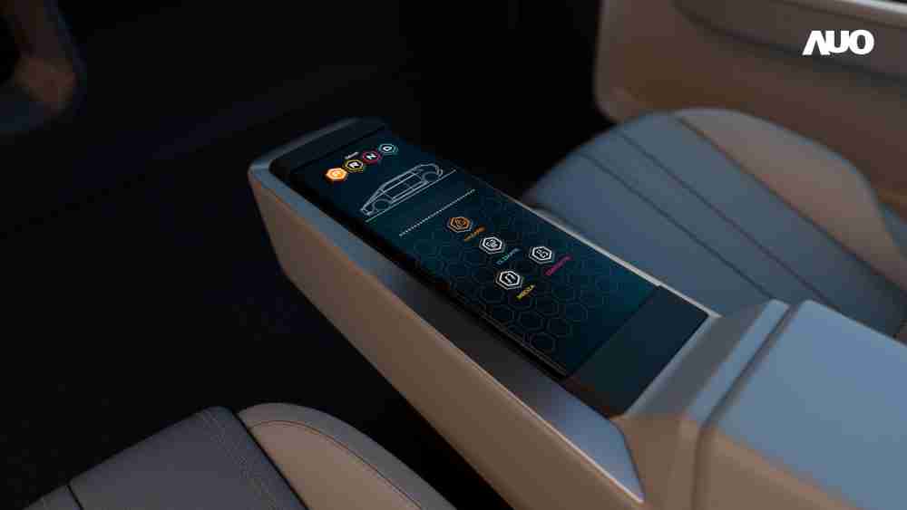 人生就是博以人性化设计打造多变形态中控显示(Morphing Center Control)，，，，不使用时仅平面显示信息，，，进行操作时，，显示器则会动态隆起，，转变成3D实体按钮，，并有触觉回馈，，，，展示人机互动新体验